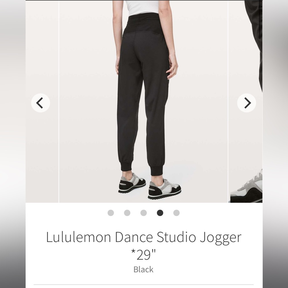 Lululemon Dance Studio Jogger
*29"
Black. Size 4. EUC - Picture 4 of 13